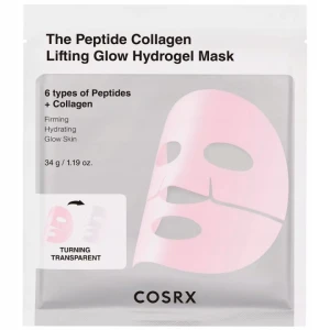 COSRX The Peptide Collagen Lifting Glow Hydrogel Mask – Liftingująca Maska z Kolagenem 1 szt.
