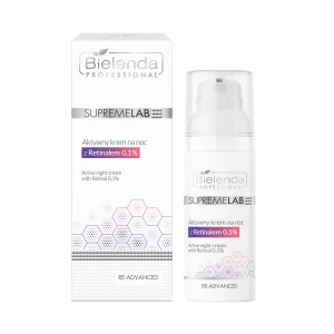 Bielenda Professional Supremelab Re-Advanced - Aktywny Krem na Noc z Retinalem 0,1% 50ml