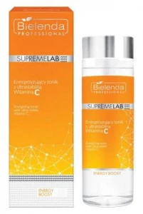 Bielenda Professional SupremeLab Energy Boost - Energetyzujący Tonik ze Stabilną Witaminą C 200ml