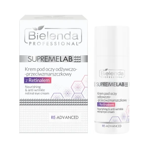Bielenda Professional Supremelab Re-Advanced - Krem pod Oczy Odżywczo-Przeciwzmarszczkowy z Retinalem 15ml