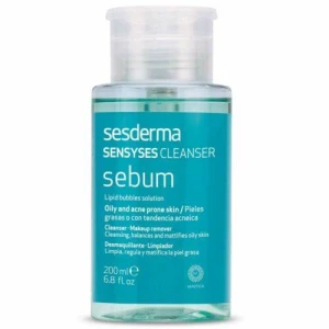 Sesderma Sensyses Sebum Cleanser – Liposomalny Płyn do Oczyszczania i Demakijażu Cery Tłustej i Trądzikowej 200ml