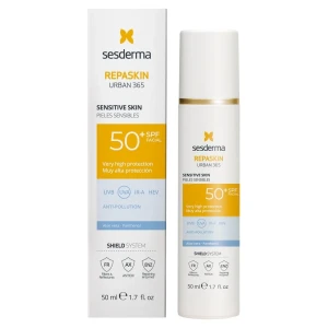 Sesderma Repaskin Urban Sensitive SPF50+ – Krem Ochronny do Skóry Wrażliwej 50ml