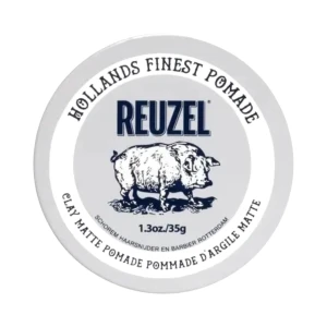 Reuzel Clay Matte Pomade White – Matowa Pomada Glinkowa do Włosów 35g