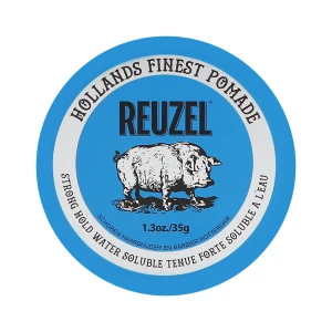 Reuzel Blue Strong Hold Water Soluble – Mocno Utrwalająca Pomada do Włosów 35g