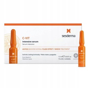 Sesderma C-Vit Serum Intensive 12% – Intensywne Serum Rozświetlające w Ampułkach 10x1,5 ml