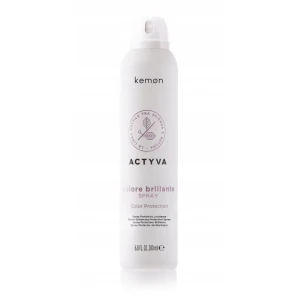 Kemon Actyva Colore Brillante Spray – Nabłyszczający Spray Ochronny do Włosów Farbowanych 200ml